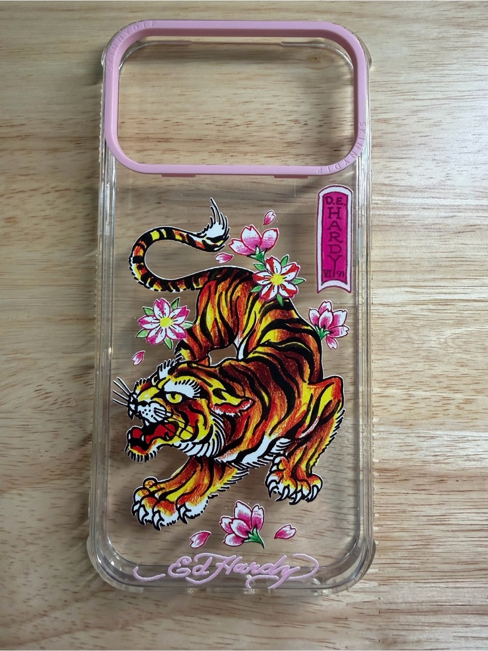 Ed Hardy Clear iPhone 17 pro max Case